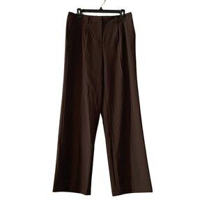 NWT Calvin Klein Straight Leg Trouser Pants in Brown